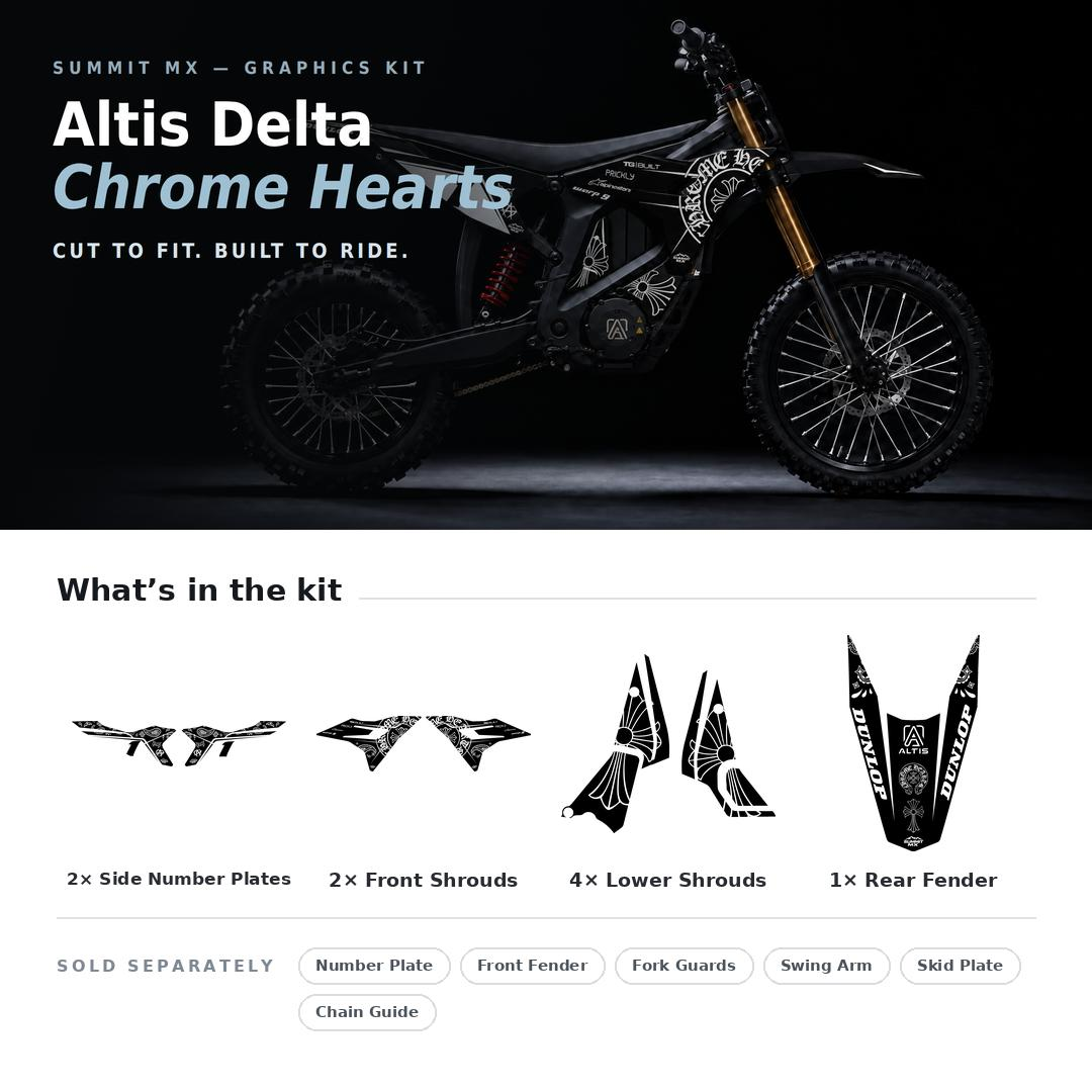 Chrome Hearts Altis Delta Graphics Kit (Body Plastics Only)-4