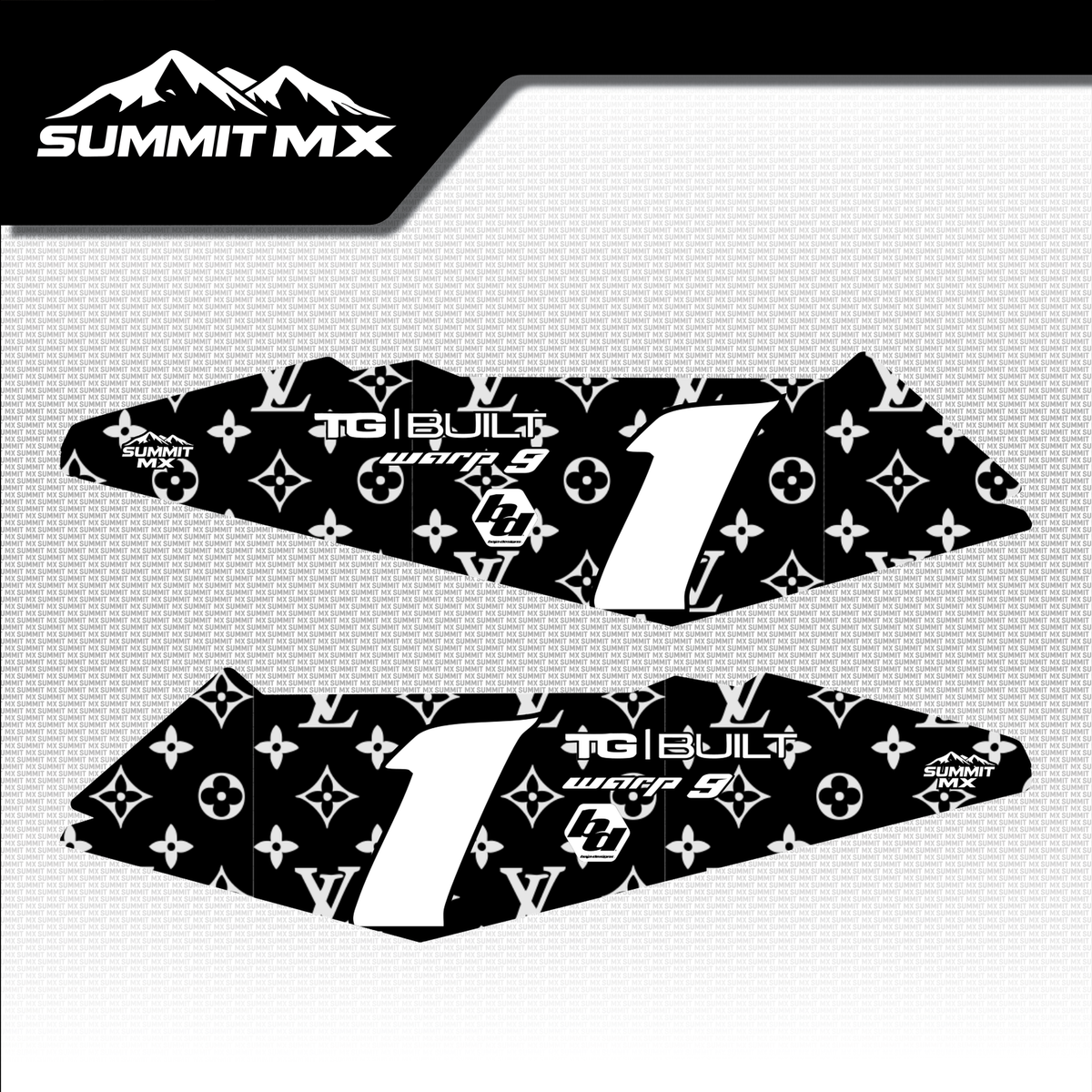 LV Side Fender Decals for Surron LBX & Eride Pro-1