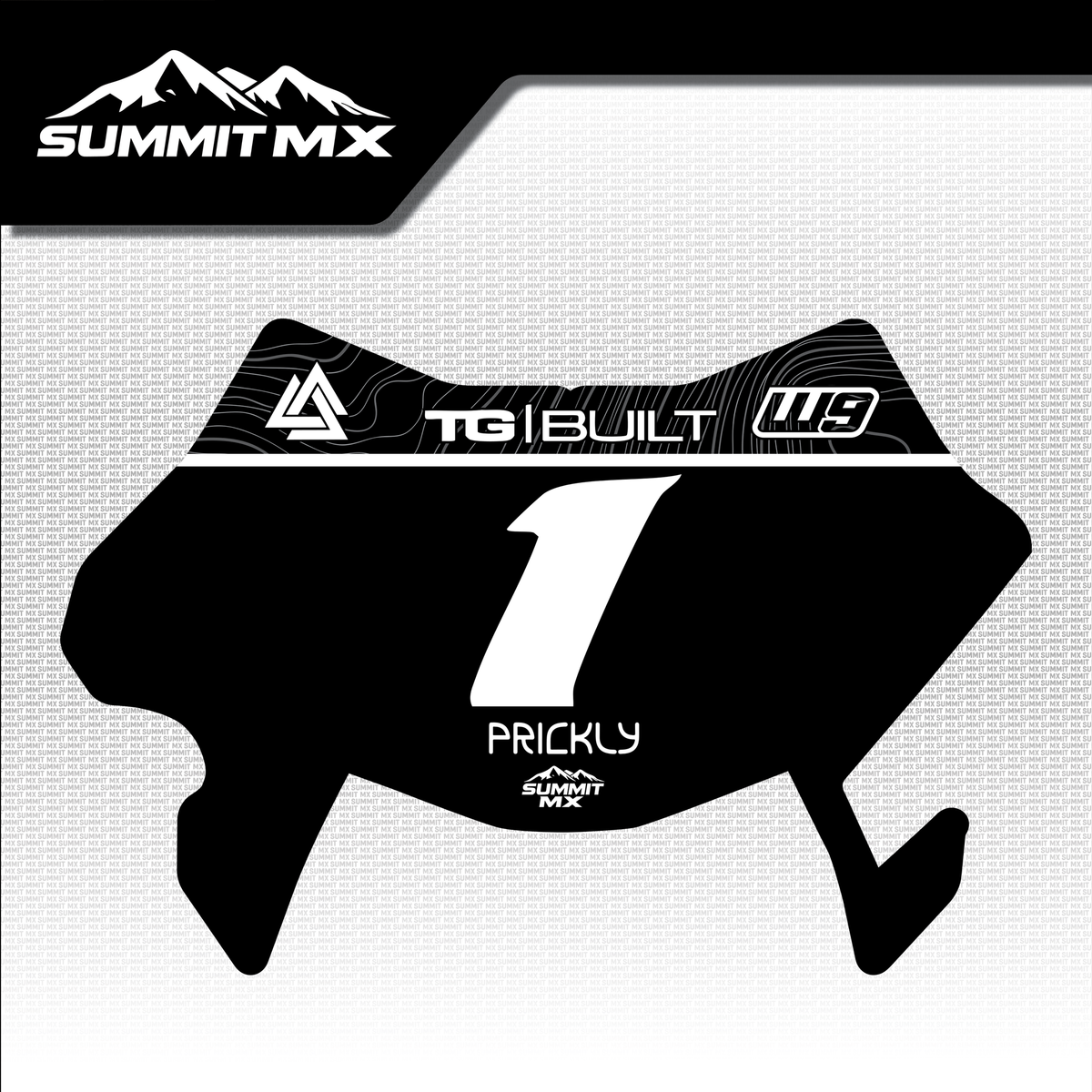 Ridgeline Number Plate Decal-4