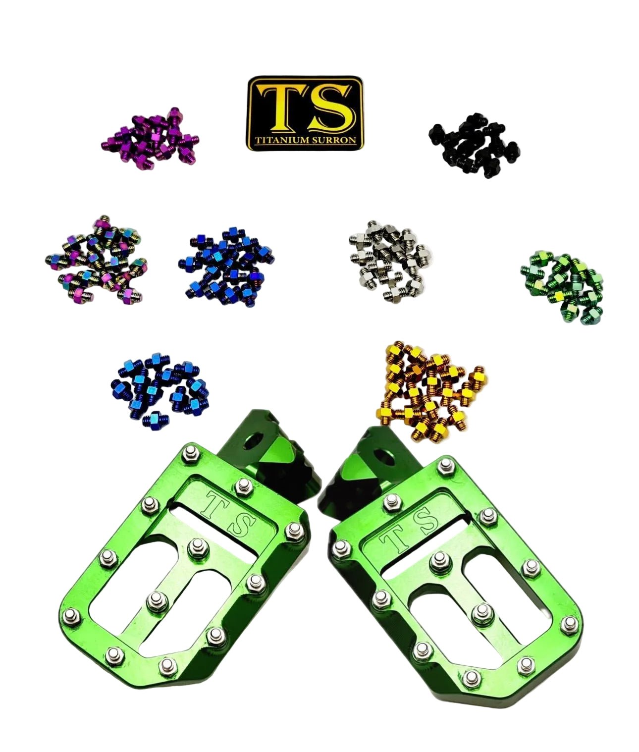 TS Custom Foot Pegs w/ Titanium Grips for Talaria and Altis-16