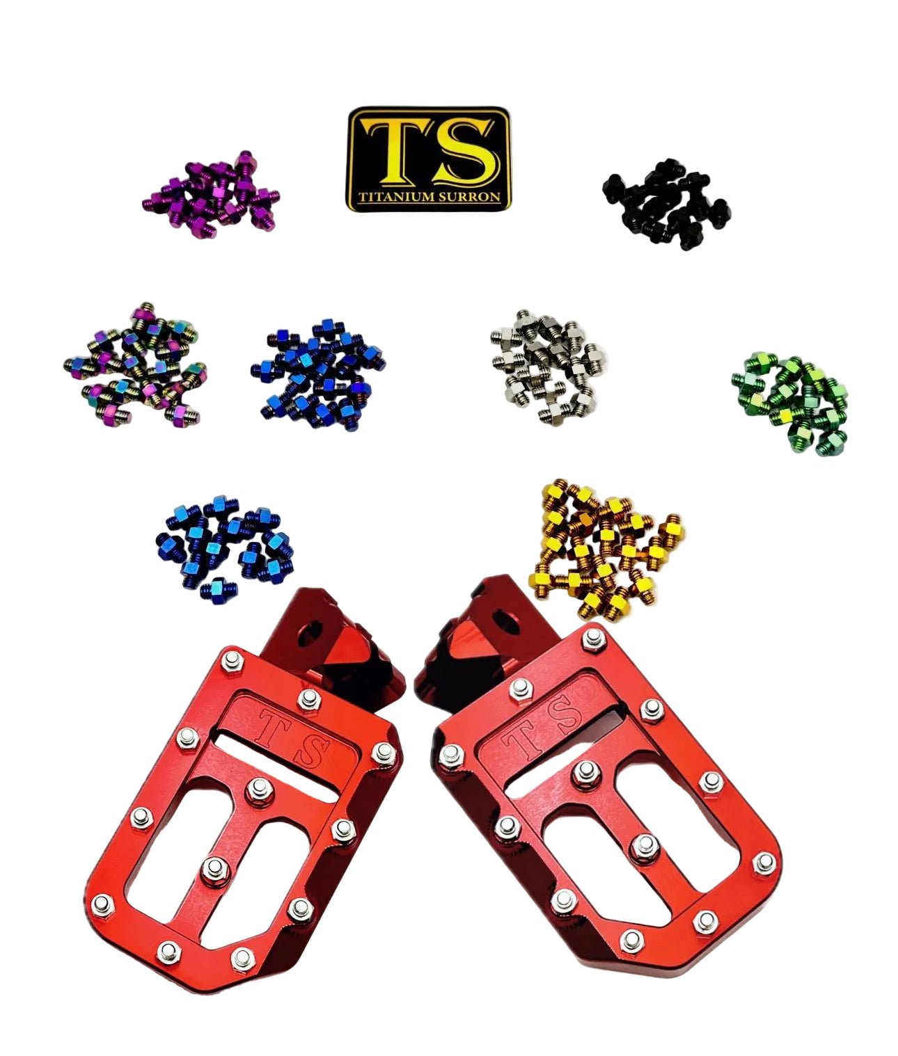 TS Custom Foot Pegs w/ Titanium Grips for Talaria and Altis-21