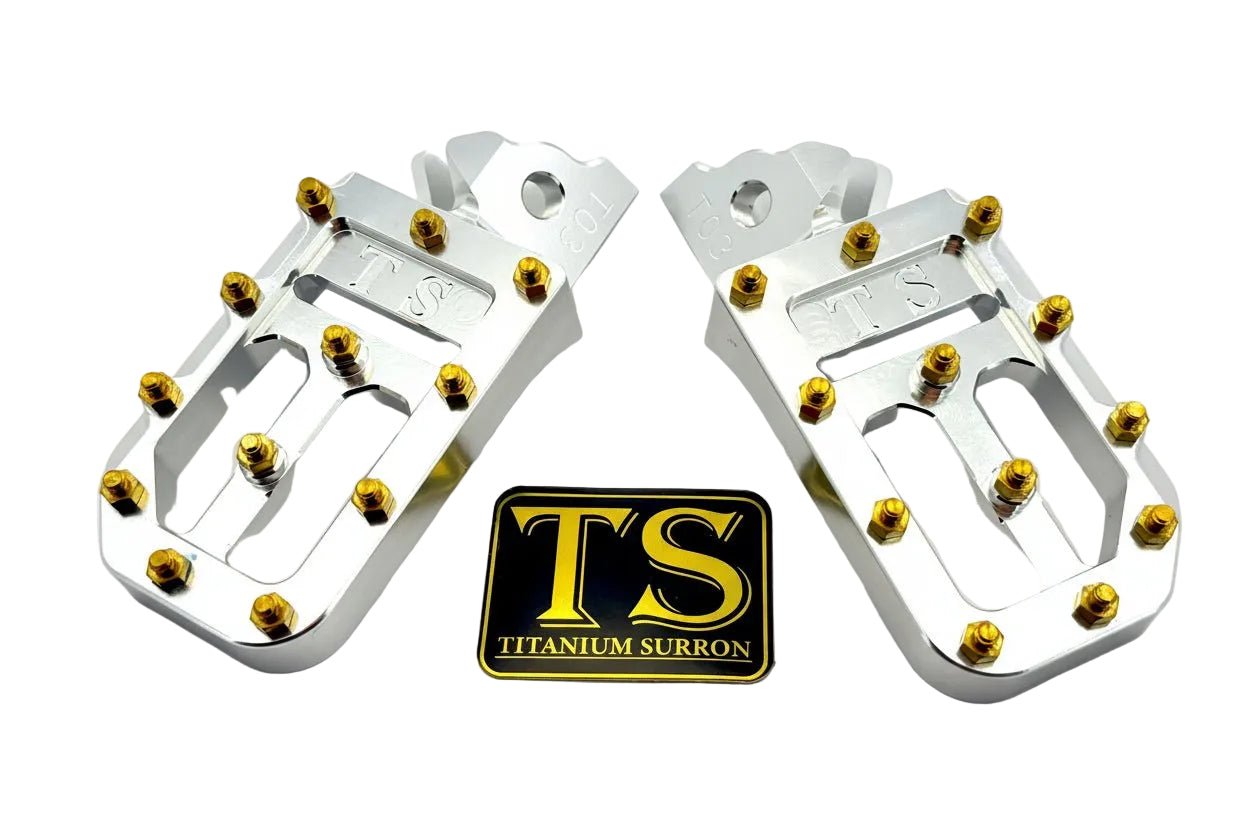 TS Custom Foot Pegs w/ Titanium Grips for Talaria and Altis-25