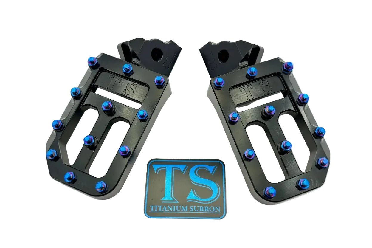 TS Custom Foot Pegs w/ Titanium Grips for Talaria and Altis-26
