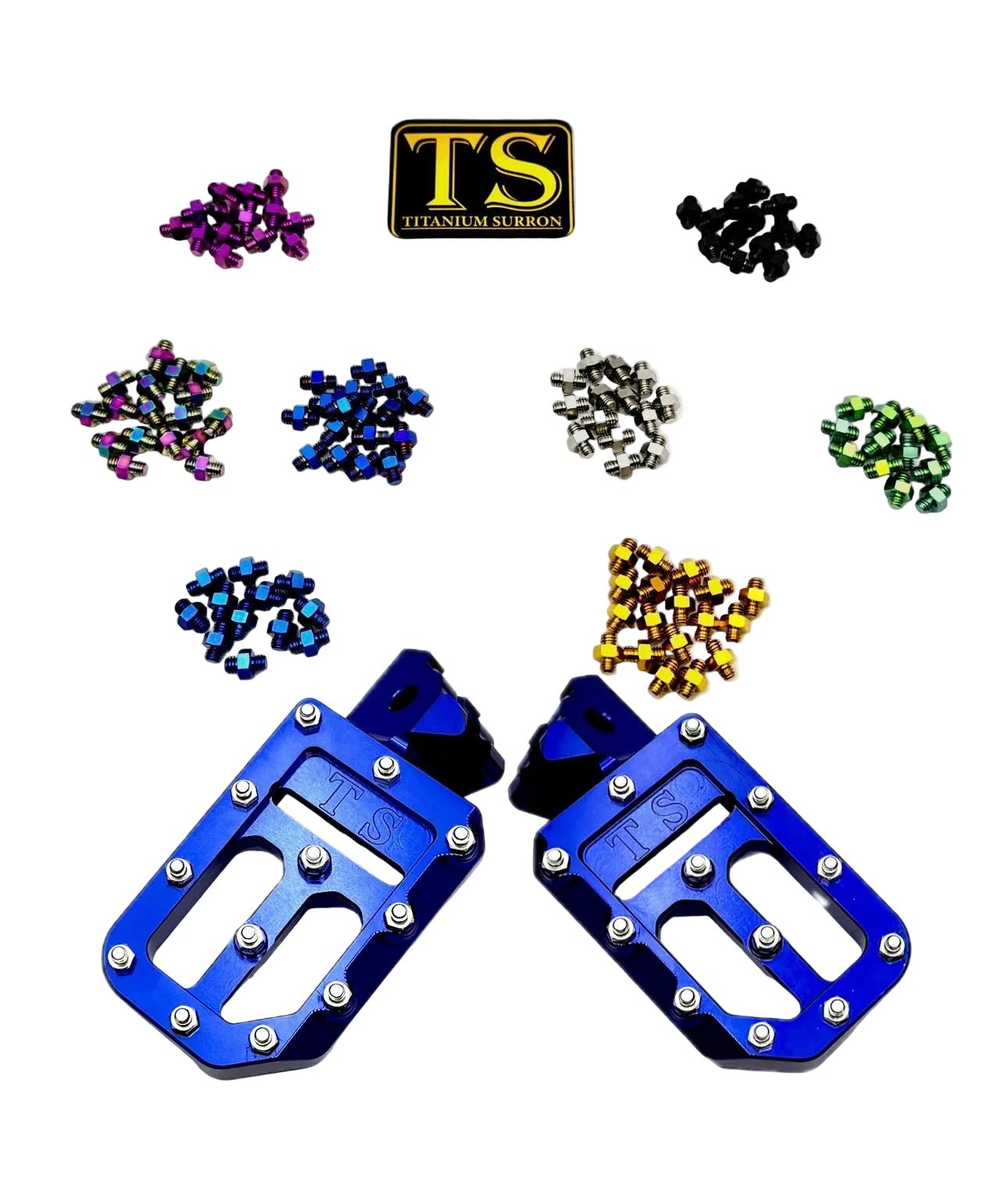 TS Custom Foot Pegs w/ Titanium Grips for Talaria and Altis-17