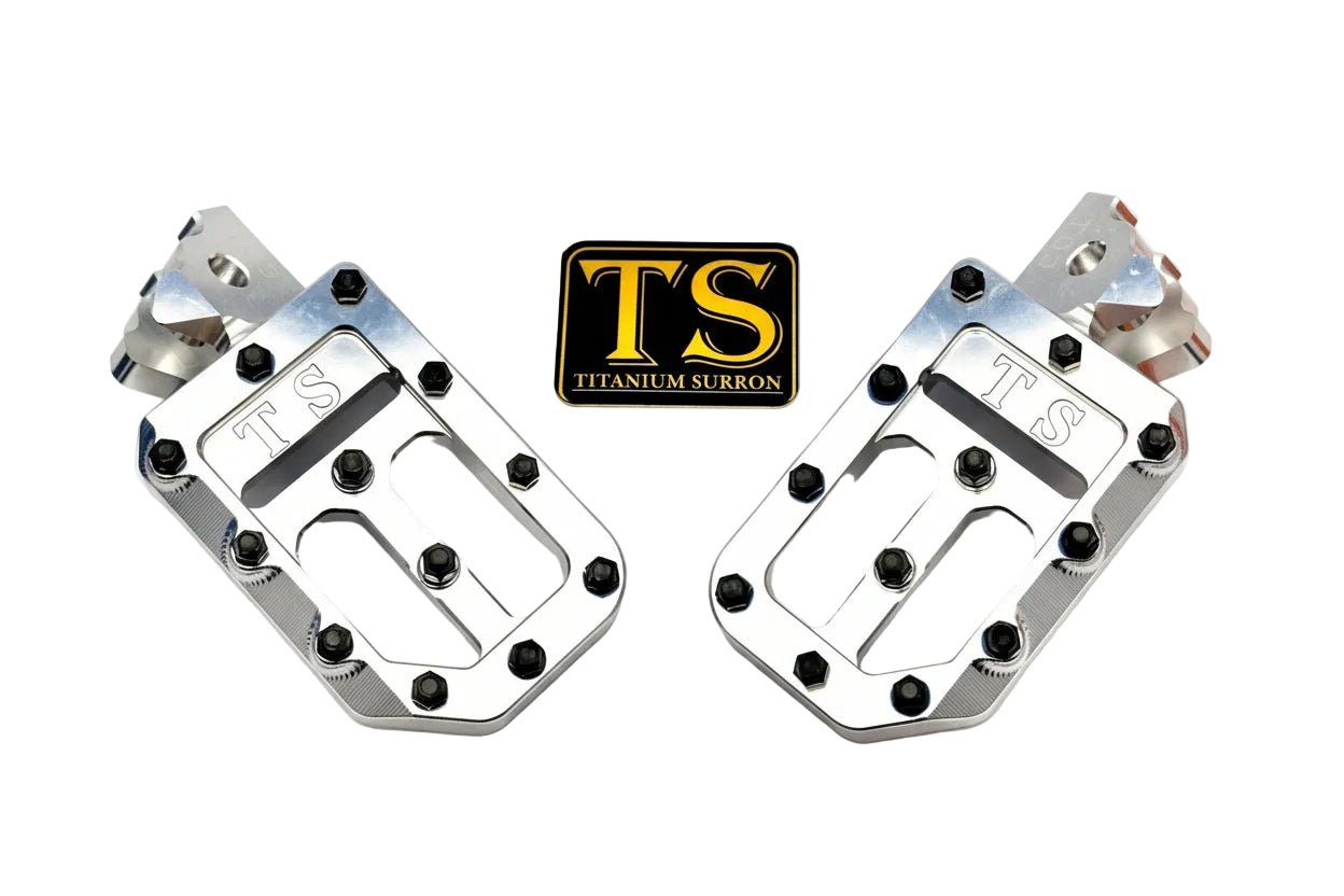 TS Custom Foot Pegs w/ Titanium Grips for Talaria and Altis-11