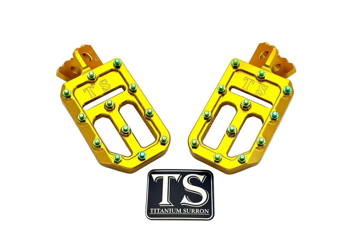 TS Custom Foot Pegs w/ Titanium Grips for Talaria and Altis-1