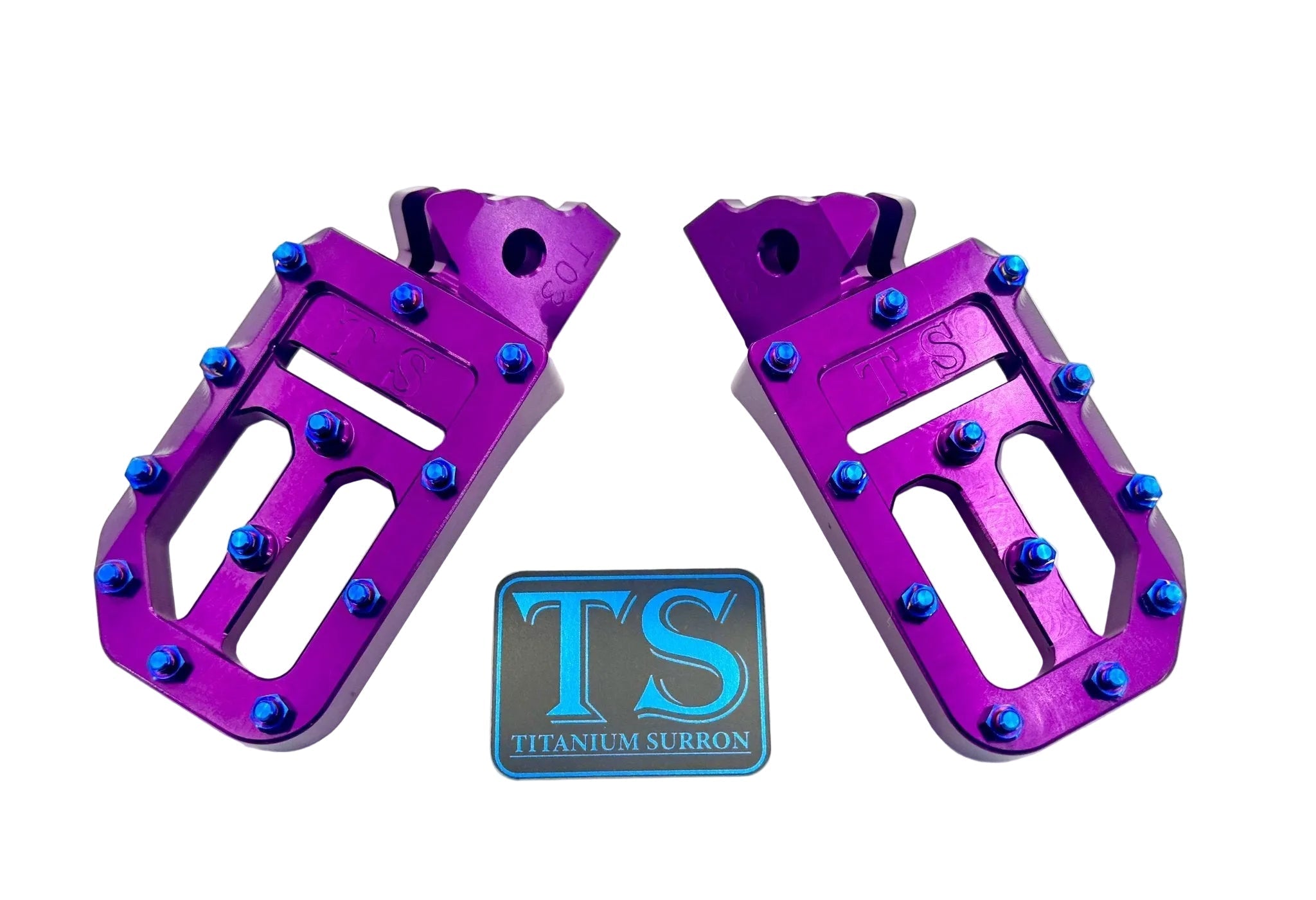 TS Custom Foot Pegs w/ Titanium Grips for Talaria and Altis-23