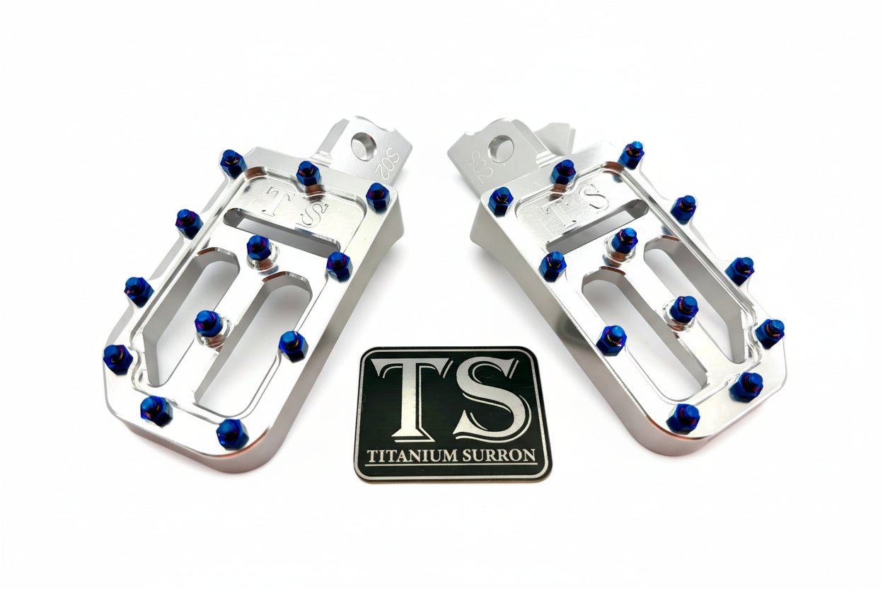 TS Custom Foot Pegs w/ Titanium Grips for Talaria and Altis-2