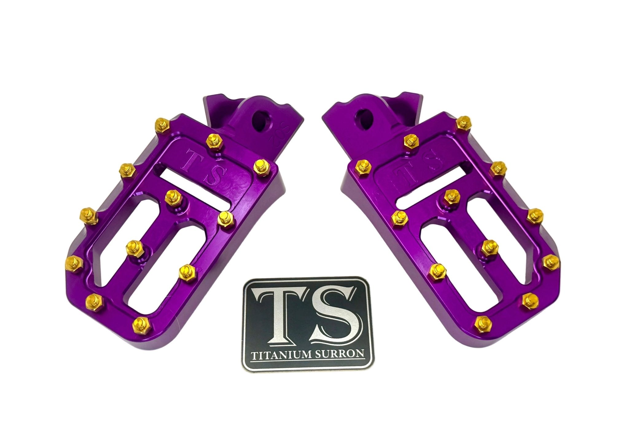 TS Custom Foot Pegs w/ Titanium Grips for Talaria and Altis-3