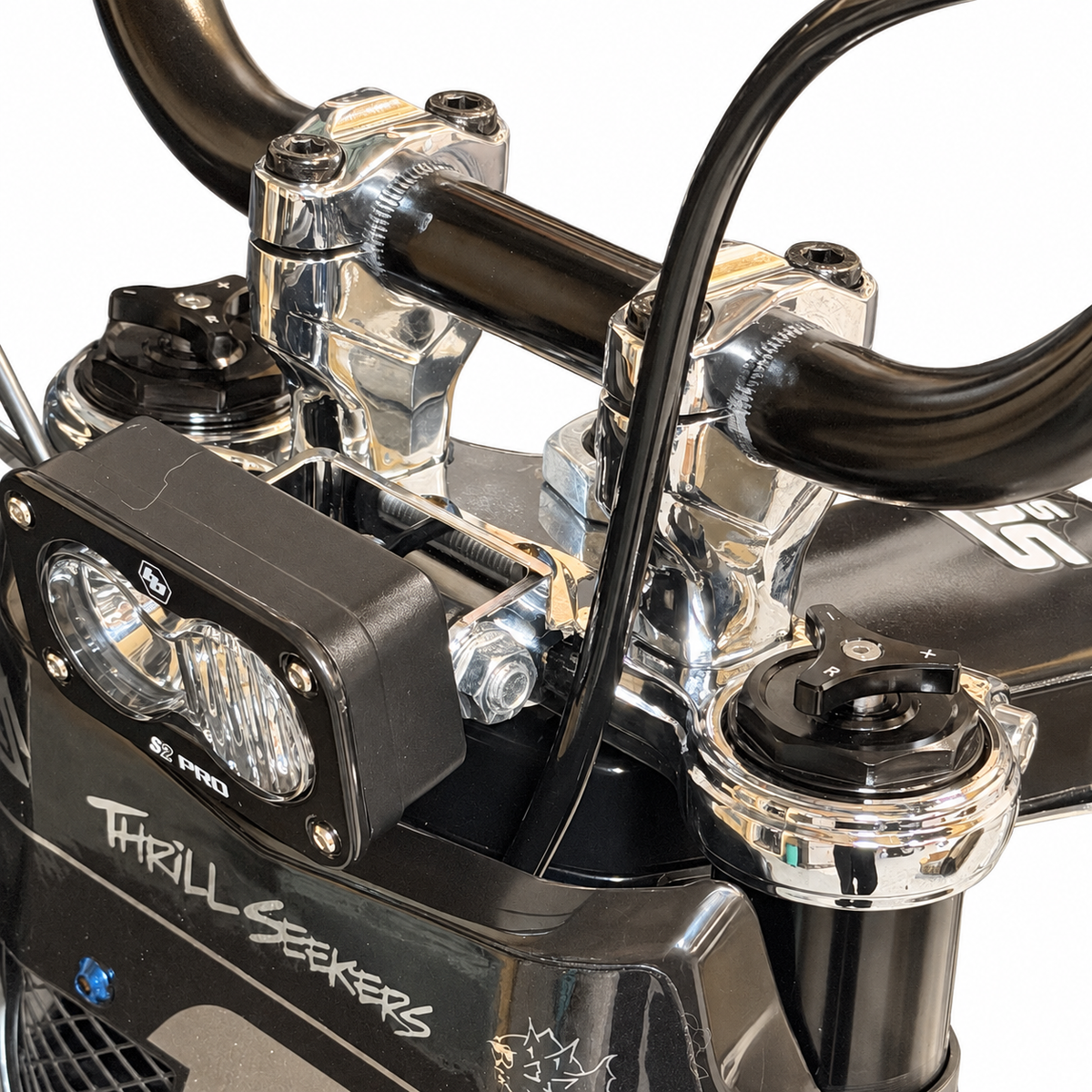Tuttio Chrome Triple Clamp Set-5