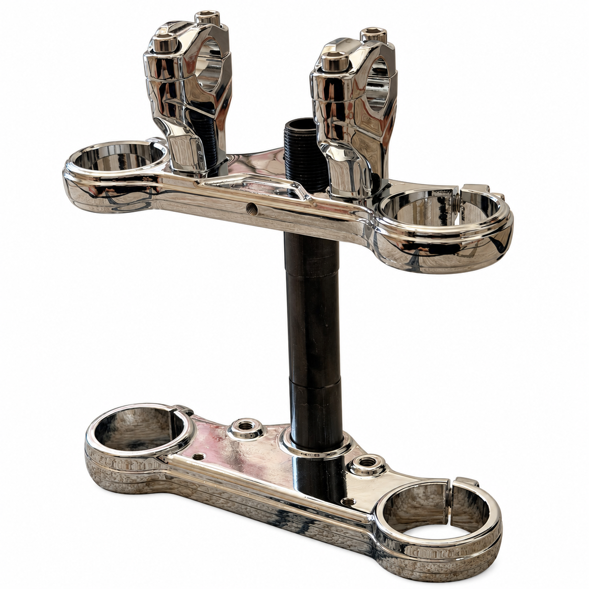 Tuttio Chrome Triple Clamp Set-1