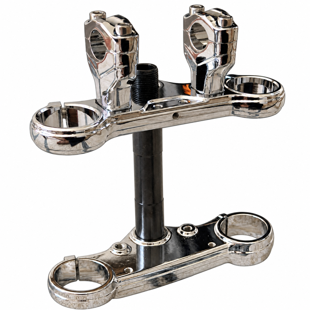Tuttio Chrome Triple Clamp Set-2