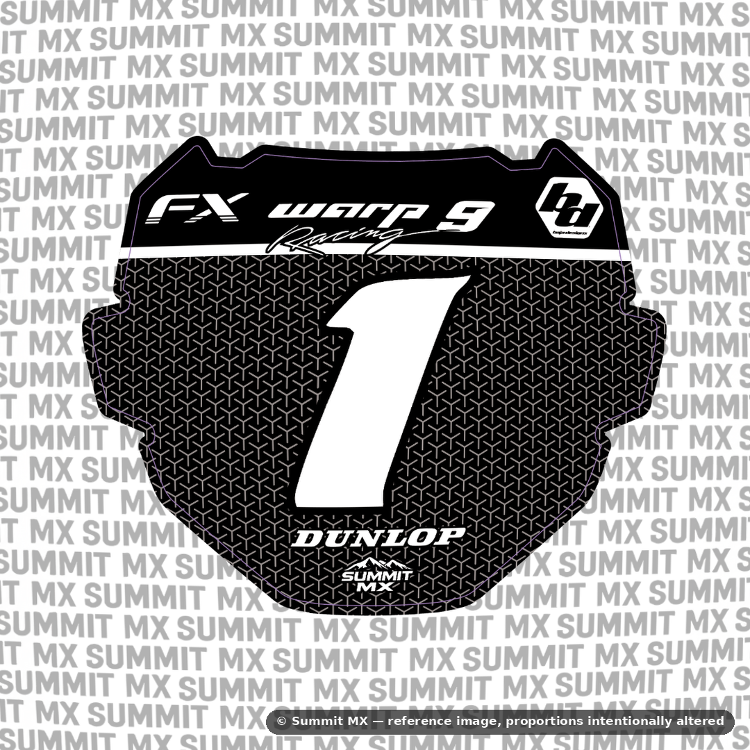 Vertex Number Plate Decal-3