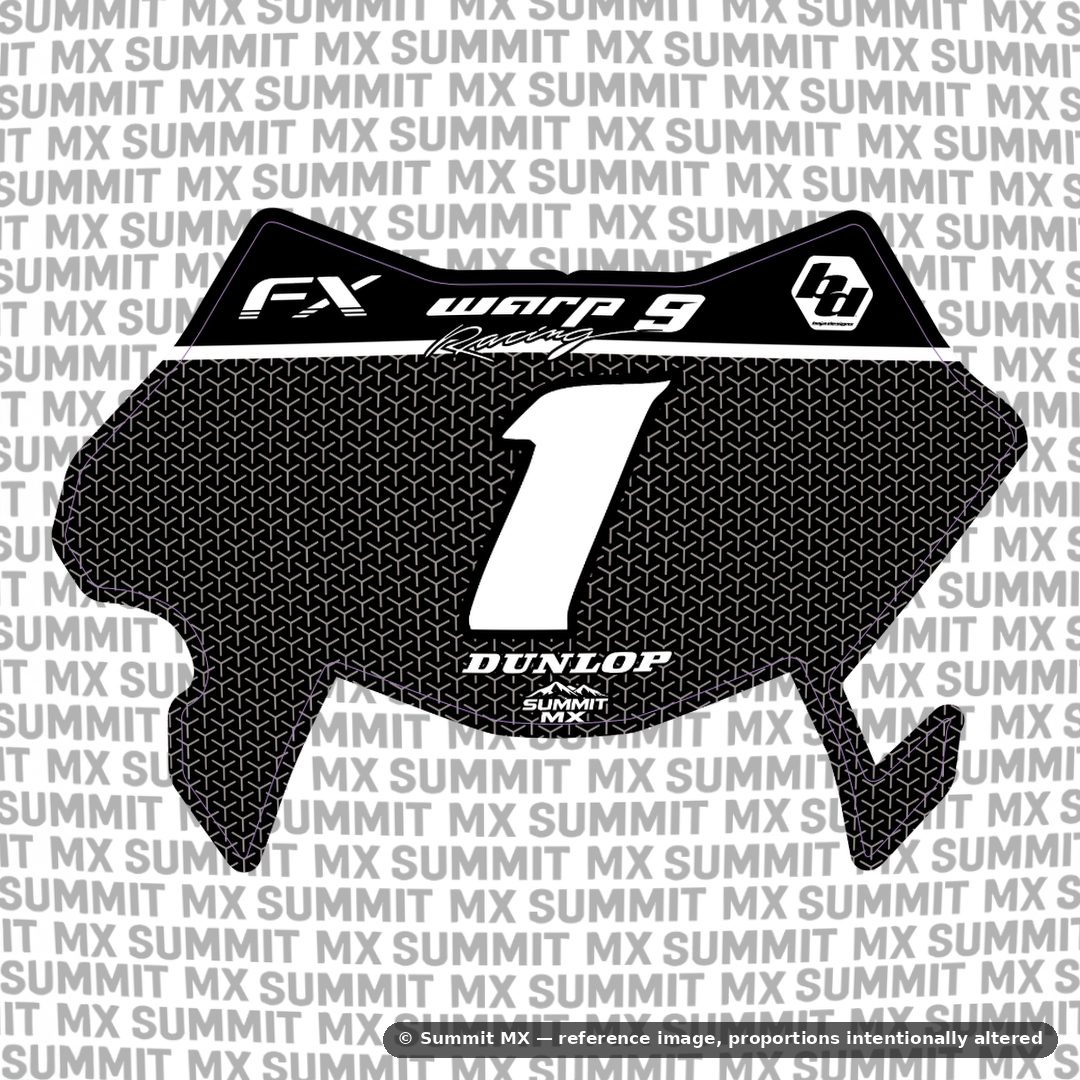 Vertex Number Plate Decal-4