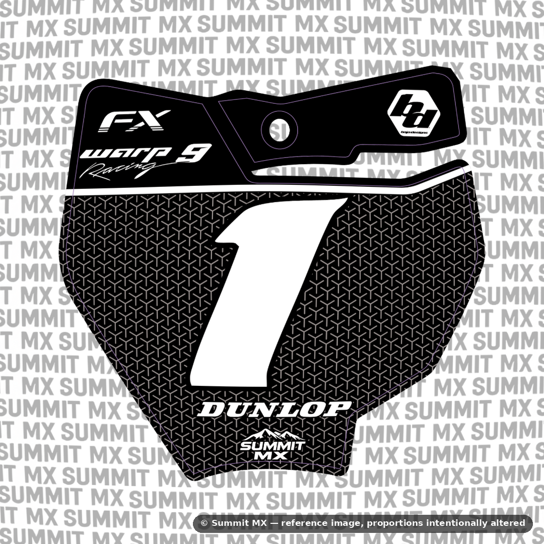 Vertex Number Plate Decal-8
