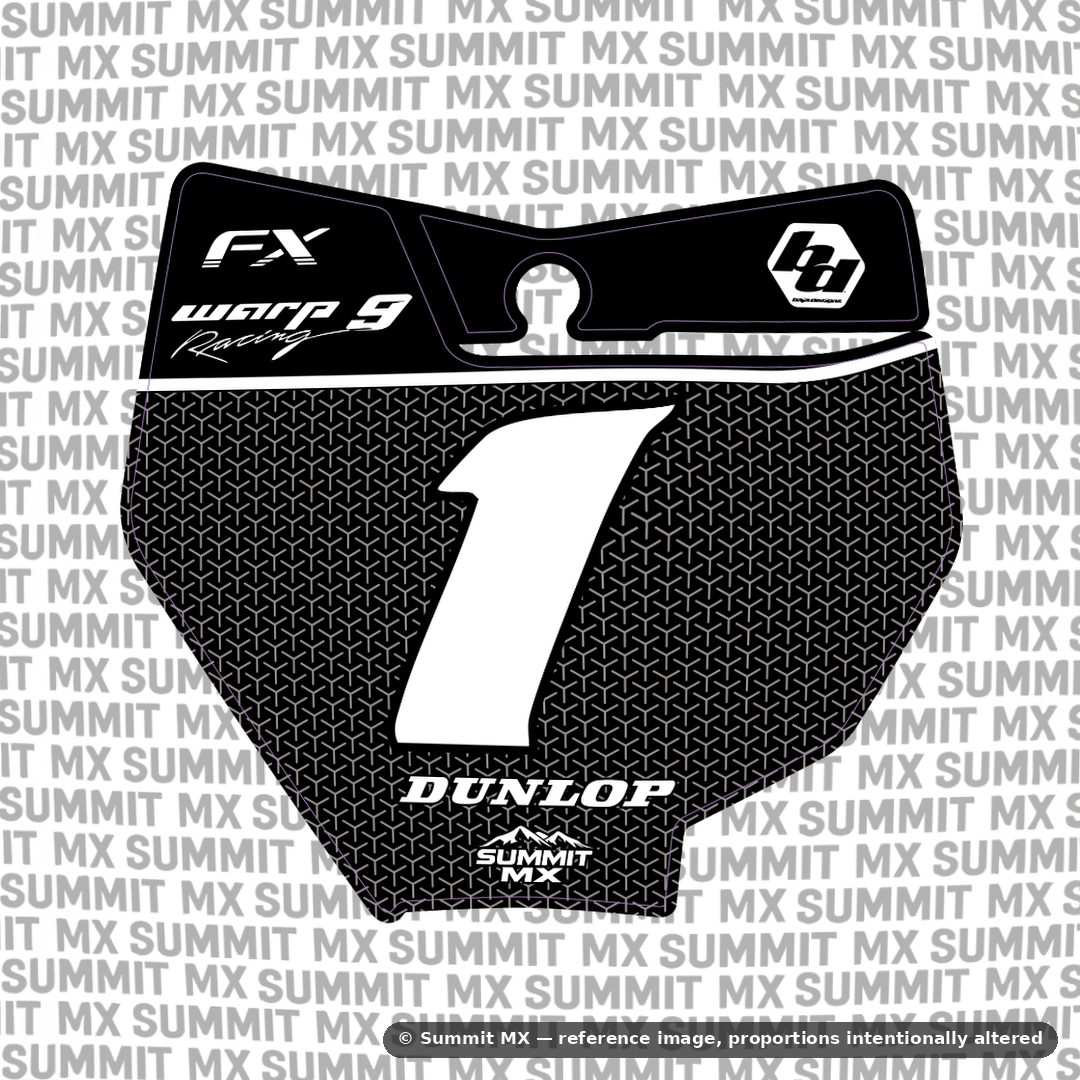 Vertex Number Plate Decal-7
